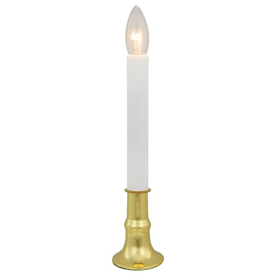 Single Light Window Candle with Timer - 9" - White and Gold - Set of 4 By Northlight | Michaels®